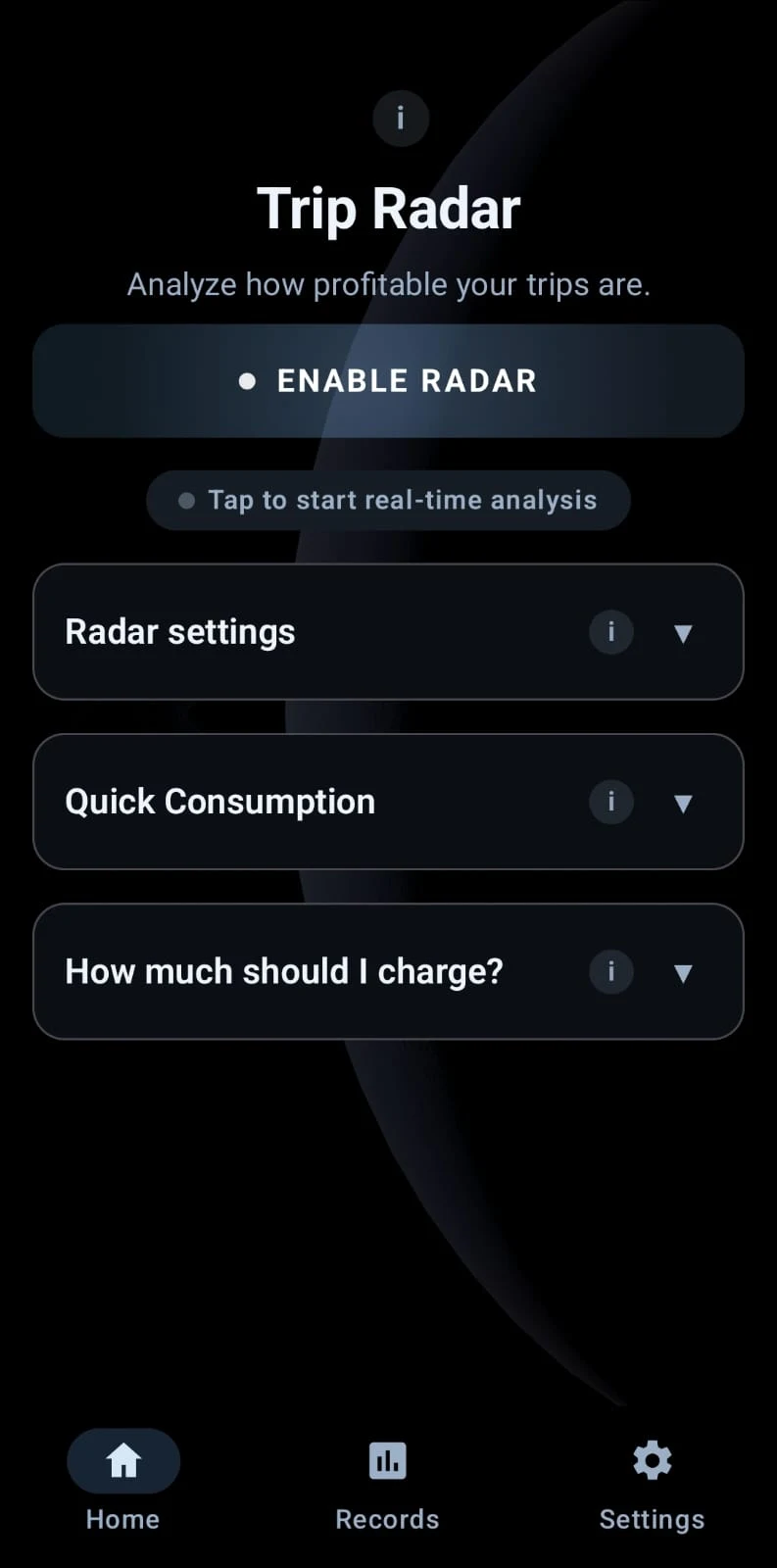 Trip Radar screenshot