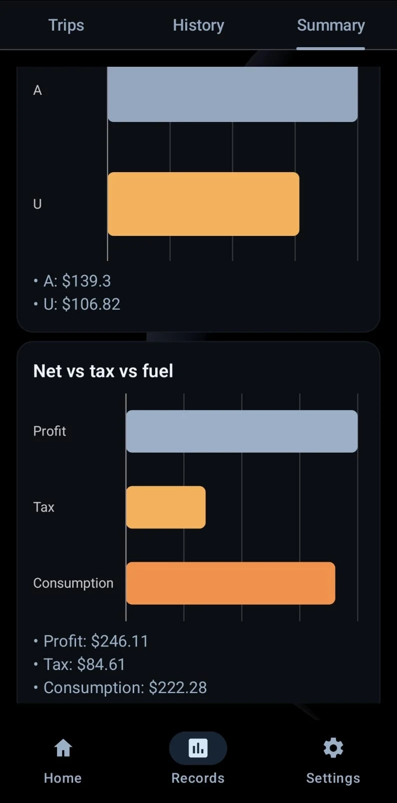Trip Radar screenshot